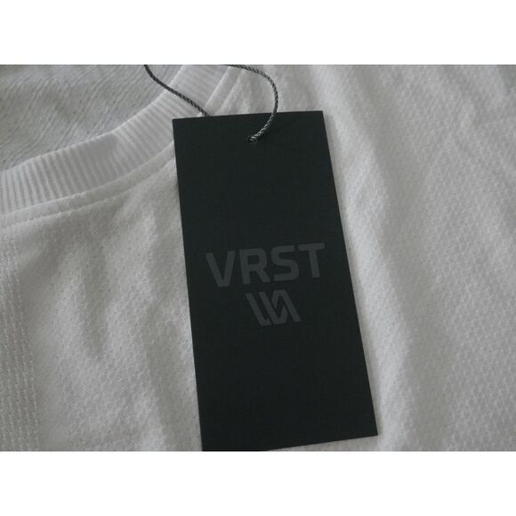 VRST Men's Circuit Seamless Space Dye UPF 30+ Tank Top Pure White L - Picture 4 of 6